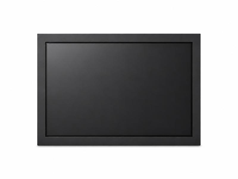 10.1 inch metal frame touch monitor with black front bezel