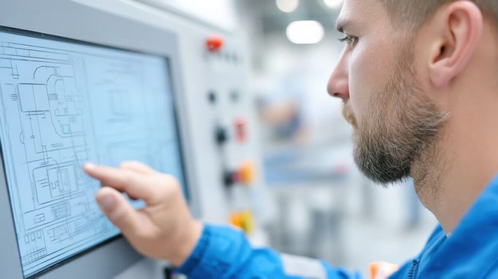 CUSTOM TOUCH PROJECT-industrial touch screen used in factory control panel