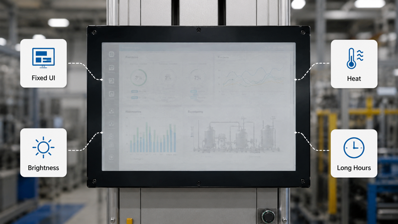 Complete display system factors affecting TFT LCD image retention