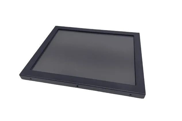 Metal frame touch monitor