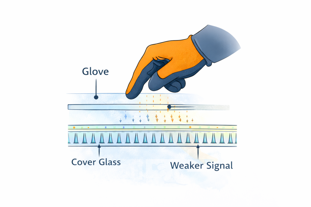 Glove Material and Thickness Effects