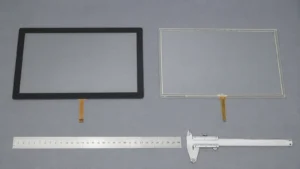 Industrial PCAP and resistive touch panels with flexible printed cables