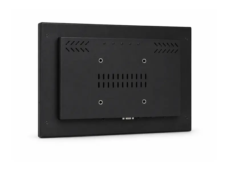Industrial touch monitor with rear VESA mounting holes