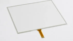 Film-on-glass resistive touchscreen sensor with FPC tail