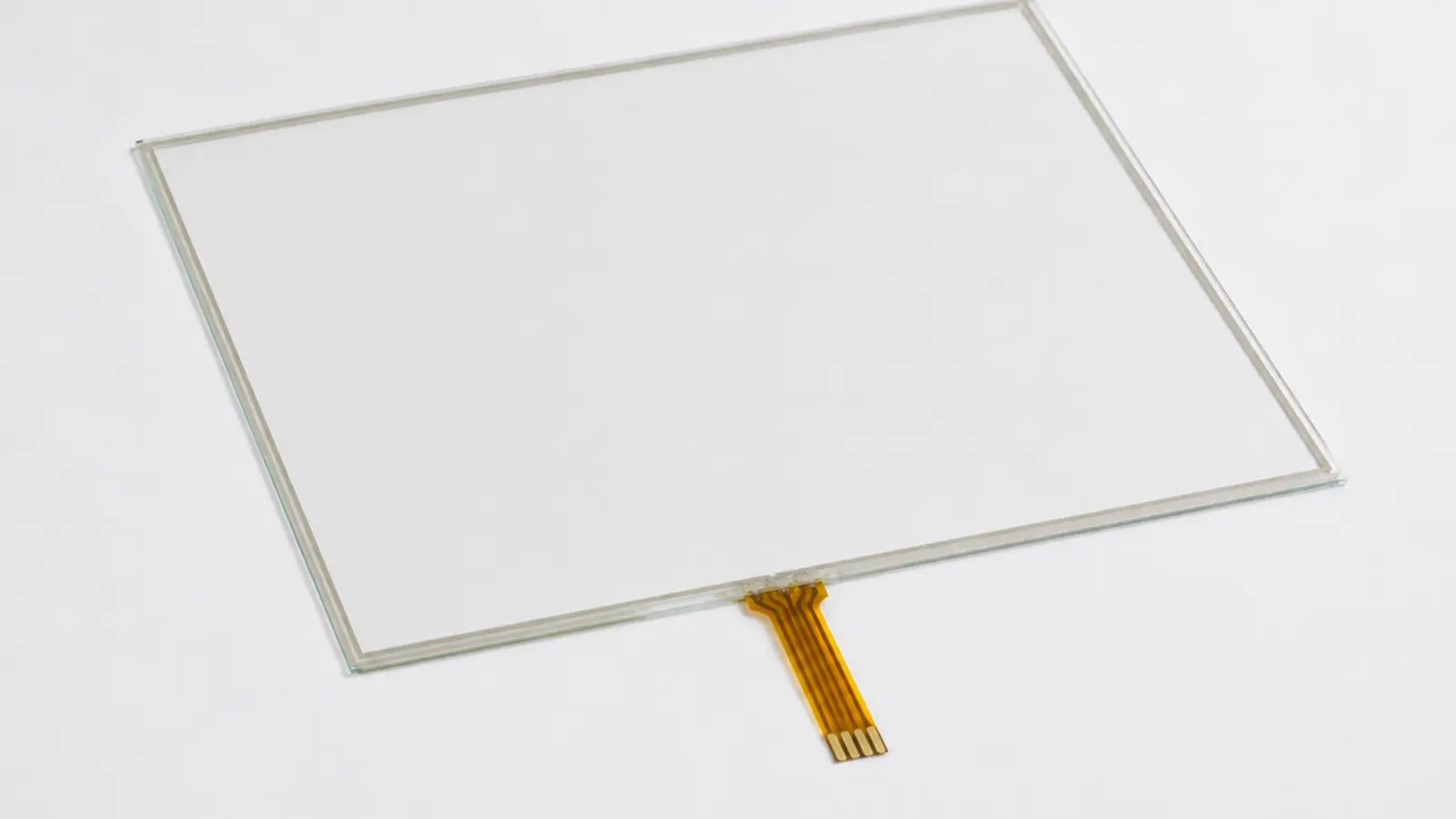 Capteur d'écran tactile résistif de type « film sur verre » avec connecteur FPC